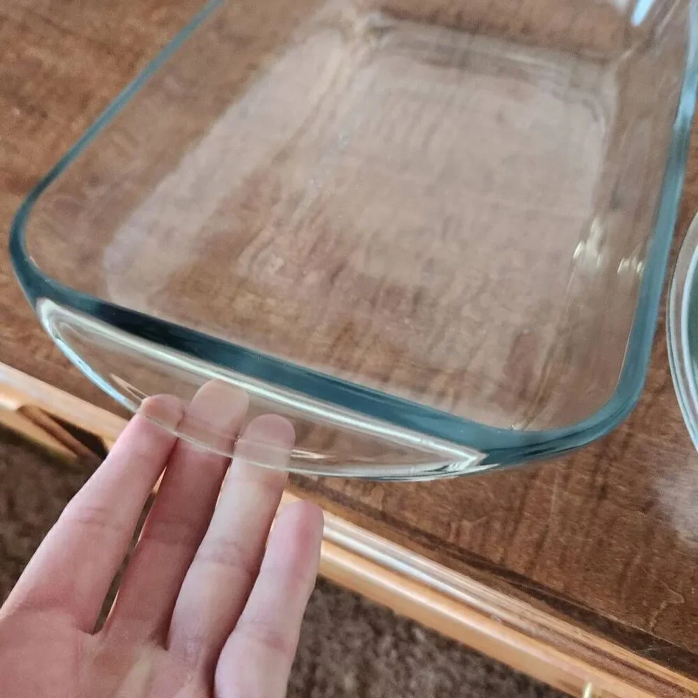 Anchor Hocking New clear glass casserole dishes pie plates rectangular